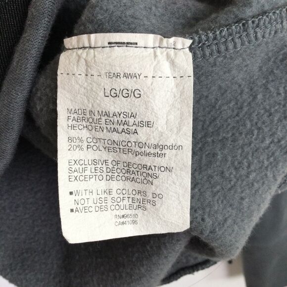 Under Armour Women Project Rock Pullover Loose Tie Bottom Sweatshirt Gray Size L - Picture 14 of 15